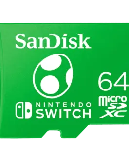 Карта памет SANDISK Nintendo MicroSDXC UHS-I card for Nintendo Switch Yoshi Edition- 64GB Up to 100MB/s read up to 90MB/