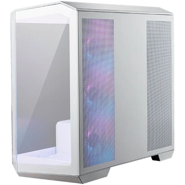 Кутия за компютър MSI MAG PANO M100R PZ WHITE Micro - ATX Tower M-ATX(Back-connect supported) / ITX 1x USB 3.2 Gen 1 Typ