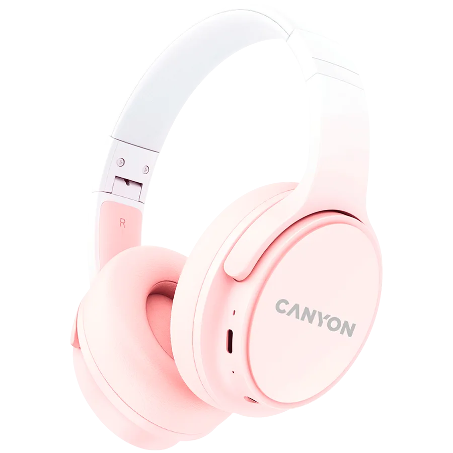Bluetooth слушалки CANYON headset OnRiff 4 Pink