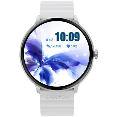 Смарт часовник CANYON smart watch Jacky SW-69 White Blue