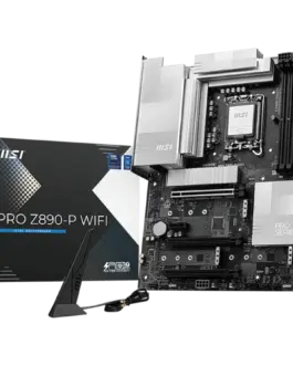 Дънна платка MSI PRO Z890-P WIFI LGA 1851 Dual Channel DDR5 up to 9200(OC)MHz 3x PCIe x16 slots 4x M.2 slot 4xUSB 2.0 2x