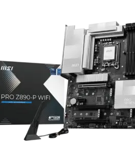 Дънна платка MSI PRO Z890-P WIFI LGA 1851 Dual Channel DDR5 up to 9200(OC)MHz 3x PCIe x16 slots 4x M.2 slot 4xUSB 2.0 2x