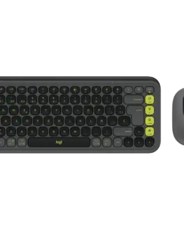 Клавиатура LOGITECH POP ICON COMBO - GRAPHITE - US INTL - BT - INTNL-973