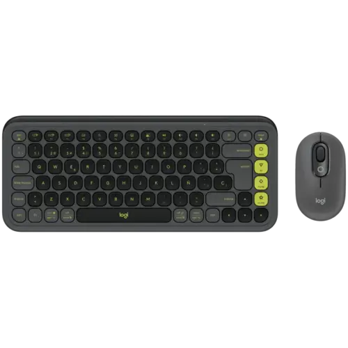 Клавиатура LOGITECH POP ICON COMBO - GRAPHITE - US INTL - BT - INTNL-973