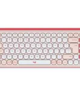 Клавиатура LOGITECH POP ICON KEYS - ROSE - US INTL - BT - INTNL-973