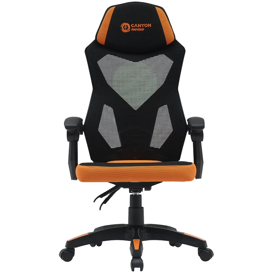 Геймърски стол CANYON gaming chair Wave MCH02 Mesh Black Orange