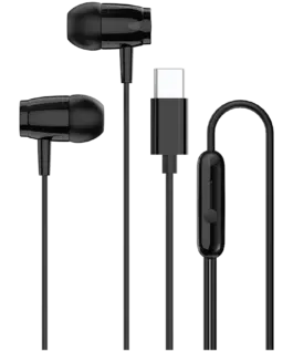 Слушалки CANYON headphones SEP-5 TYPE-C Black