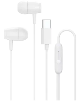 Слушалки CANYON headphones SEP-5 TYPE-C White