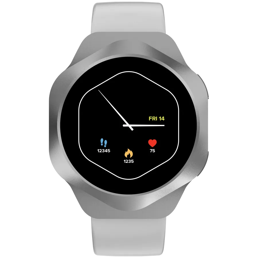Смарт часовник CANYON Smart Watch Hexagon 88 BT-CALL Silver