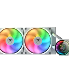 Охладител за процесор Охладител COUGAR POSEIDON ELITE ARGB 240 White AiO Liquid