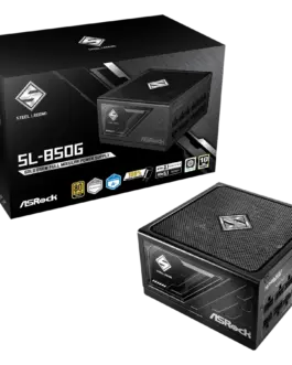 Захранване за компютър Asrock SL-850G 850W 80 Plus GOLD Fully Modular PSU Japanese Capacitors 2x EPS 12V CPU(4+4pin) 1x