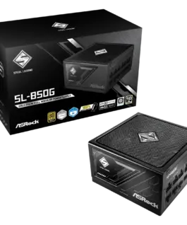 Захранване за компютър Asrock SL-850G 850W 80 Plus GOLD Fully Modular PSU Japanese Capacitors 2x EPS 12V CPU(4+4pin) 1x