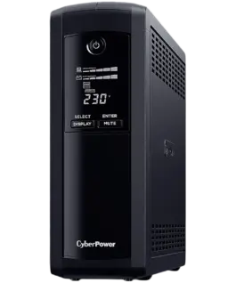 UPS CyberPower UPS AVR 1600VA/960W Line-Interactive LCD display 4x Schuko Runtime at 480W ( min ):11 Surge and Spike pro