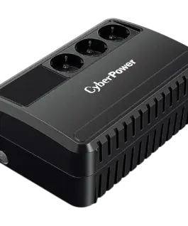 UPS CyberPower UPS с AVR 650VA/360W Line-Interactive 3x Schuko Runtime at 90W ( min ):18 Surge and Spike protection; Gre
