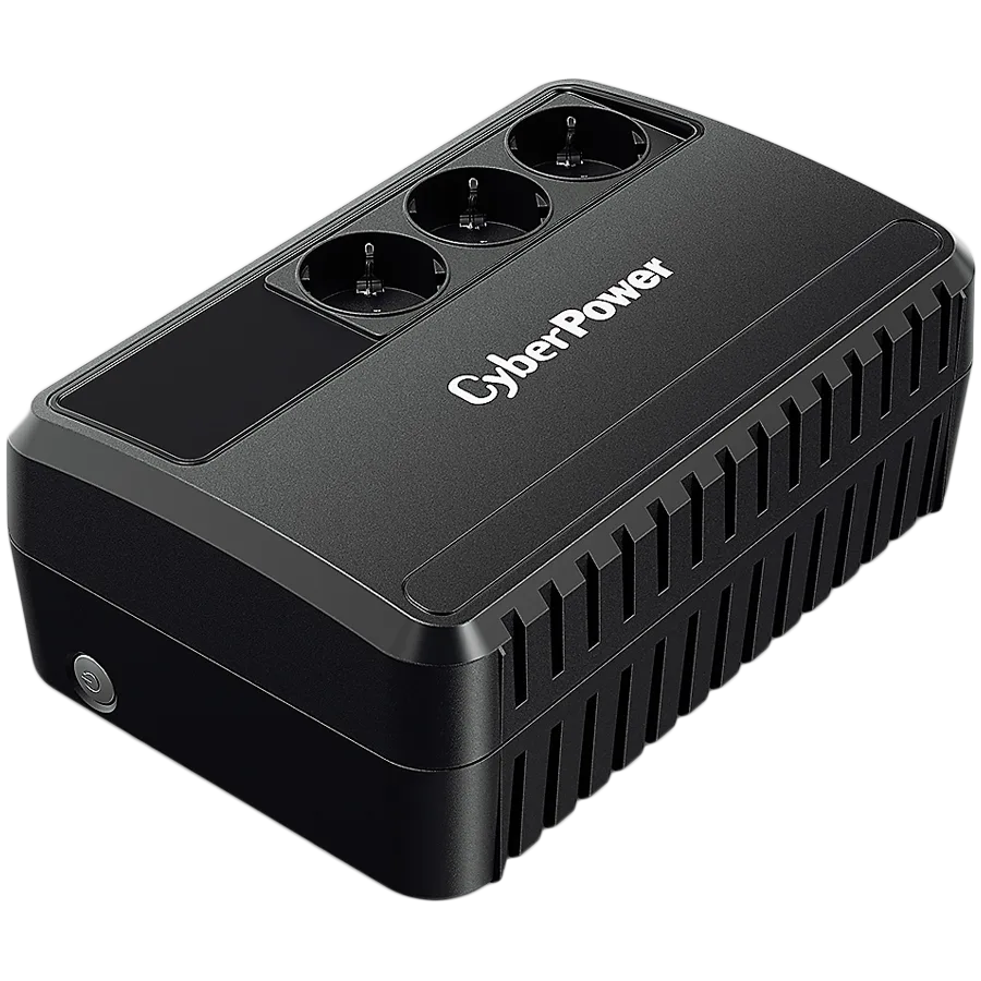 UPS CyberPower UPS с AVR 650VA/360W Line-Interactive 3x Schuko Runtime at 90W ( min ):18 Surge and Spike protection; Gre