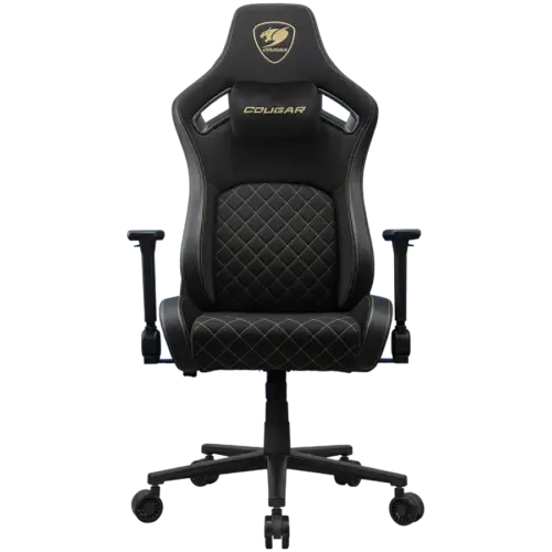 Геймърски стол COUGAR DEFENSOR Gold F Gaming chair Black Gold