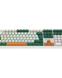 Alternative view of Геймърска клавиатура CANYON keyboard Shadder GKW-11 Mech RGB UK/US Wireless White