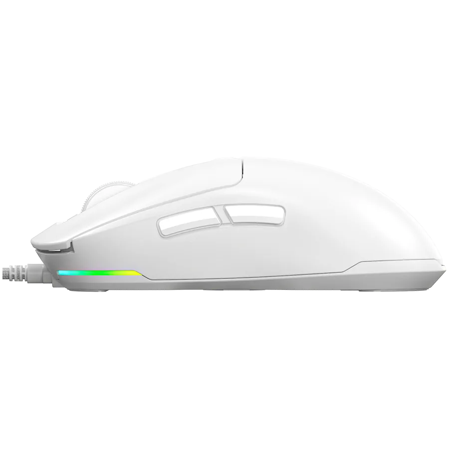 Геймърска мишка LORGAR MSA10, Ultralight Wired Gaming Mouse Advanced, white - Image 88