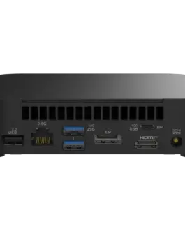 Alternative view of Полуготова система Полуготова система ASUS NUC 14 Essential/RNUC14MNK1500002/N150 Processor/1xDDR5-4800 SO-DIMM/5xUSB Type-A/2xUSB Type-C/3.5mm jack/ M.2 22x80 NVMe and SATA SSD/2,5Gbe LAN/1xHDMI/ 1x DP/no Storage/no RAM/WiFI6E AX211/no OS/EU Cord/Sl