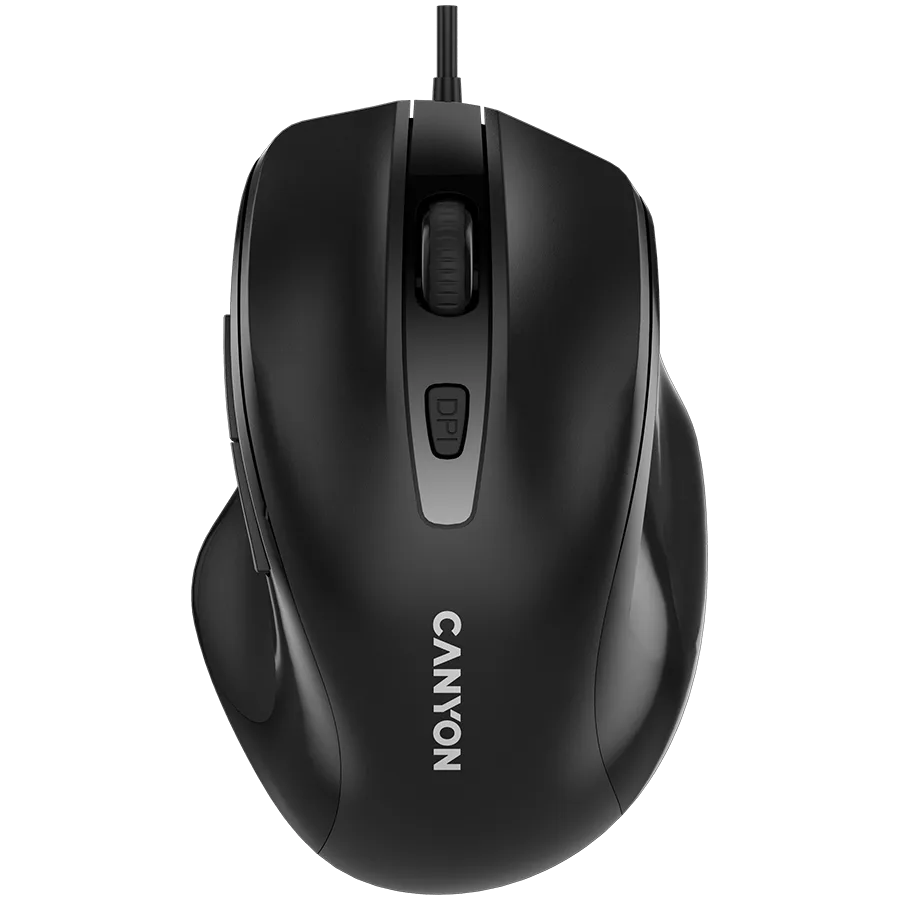 Мишка за компютър CANYON mouse M-6 Wired Black