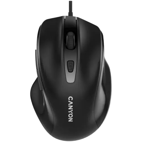 Мишка за компютър CANYON mouse M-6 Wired Black