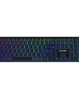 Alternative view of Клавиатура CANYON keyboard HKB-W11 UK/US RGB Dual Mode Wireless Black
