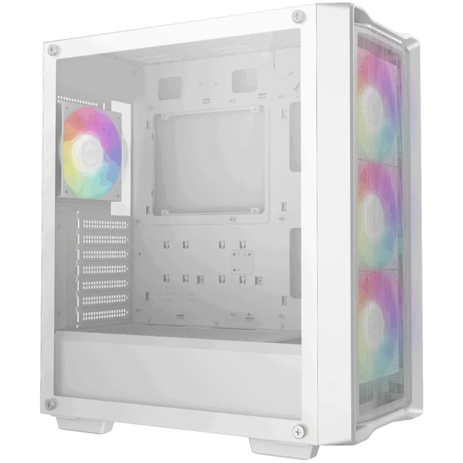 Кутия за компютър DeepCool CC560 MESH WH V2, Mid Tower, Mini-ITX/Micro-ATX/ATX, 2xUSB3.0, 1xAudio, 4x120mm Pre-Installed ARGB Fans, Tempered Glass, Mesh Panel, White, R-CC560-WHAMA4-G-2 - Image 87