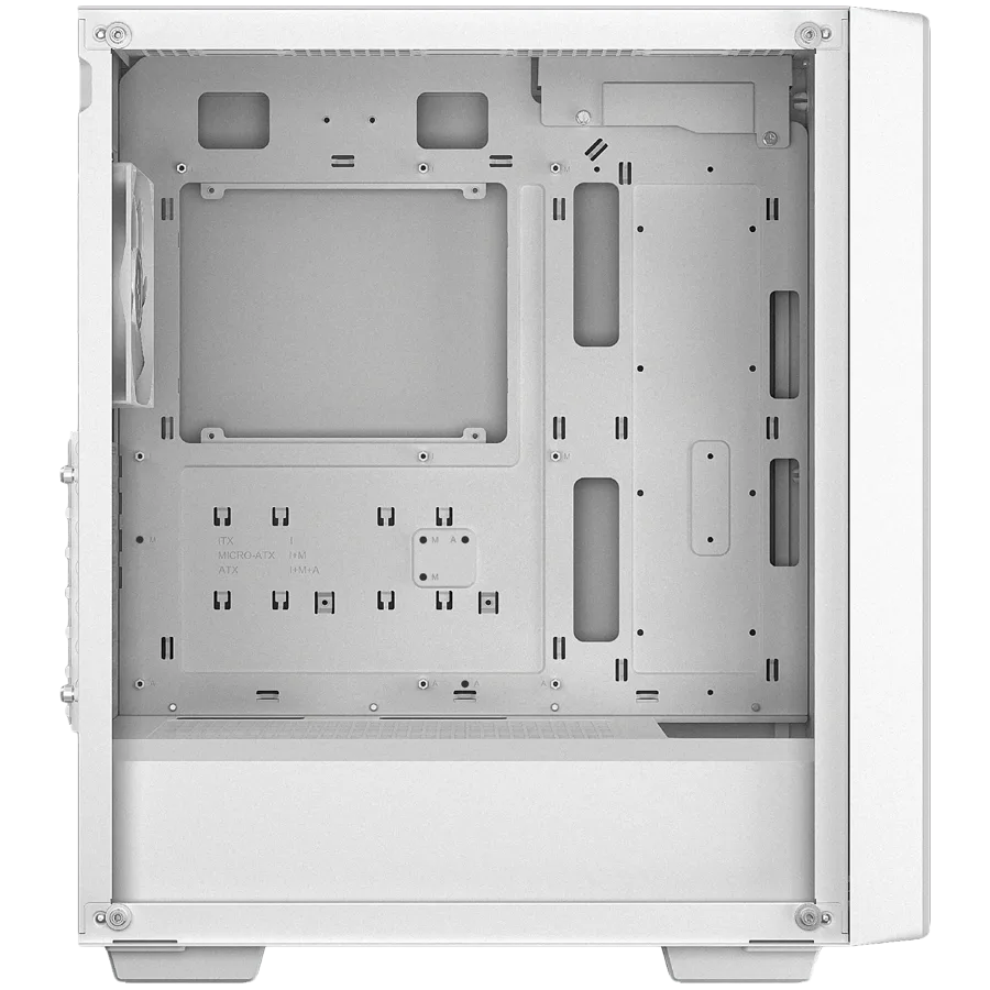 Кутия за компютър DeepCool CC560 MESH WH V2, Mid Tower, Mini-ITX/Micro-ATX/ATX, 2xUSB3.0, 1xAudio, 4x120mm Pre-Installed ARGB Fans, Tempered Glass, Mesh Panel, White, R-CC560-WHAMA4-G-2 - Image 93