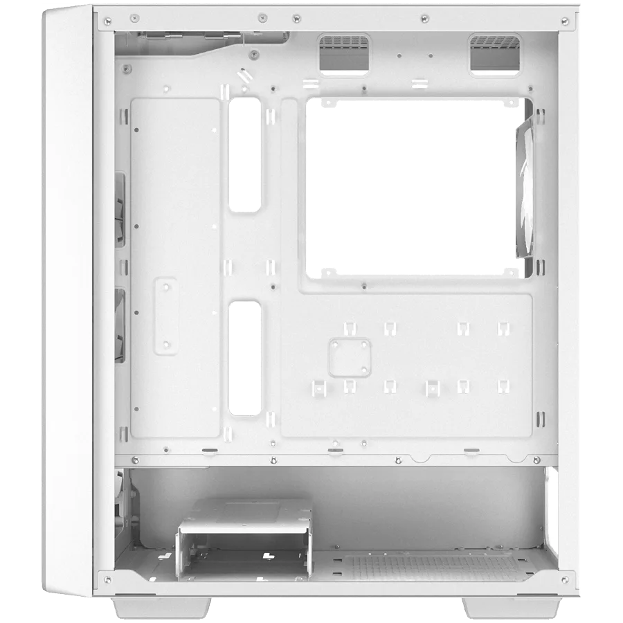 Кутия за компютър DeepCool CC560 MESH WH V2, Mid Tower, Mini-ITX/Micro-ATX/ATX, 2xUSB3.0, 1xAudio, 4x120mm Pre-Installed ARGB Fans, Tempered Glass, Mesh Panel, White, R-CC560-WHAMA4-G-2 - Image 99