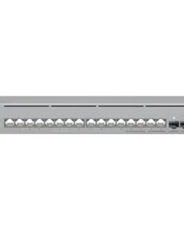 Kомутатор Ubiquiti 16-port Layer 3 Etherlighting switch 2.5 GbE and versatile mounting options 4x 2.5 GbE RJ45 ports 12x