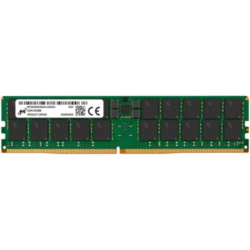 Памет за сървър Micron 32GB DDR5 ECC UDIMM 2Rx8 5600 CL46 (16Gbit) (Single Pack)