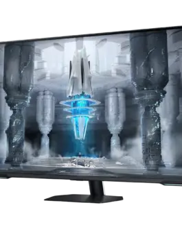 Alternative view of Монитор Samsung Odyssey Neo G7 LS43CG700NUXEN, 43" VA 3840x2160 UHD 16:9 144Hz, 1ms, 400cd/m2, 4250:1, 178/178, DisplayPort, 2x HDMI, USB Hub, Wi-Fi, Bluetooth, LAN, Speakers, 2Y