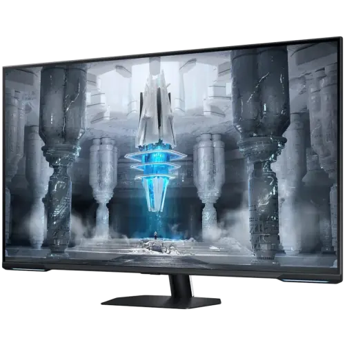 Alternative view of Монитор Samsung Odyssey Neo G7 LS43CG700NUXEN, 43" VA 3840x2160 UHD 16:9 144Hz, 1ms, 400cd/m2, 4250:1, 178/178, DisplayPort, 2x HDMI, USB Hub, Wi-Fi, Bluetooth, LAN, Speakers, 2Y