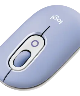 Alternative view of Мишка за компютър LOGITECH POP Mouse with emoji - LILAC - BT - EMEA28i-935 - FY25,TERRA