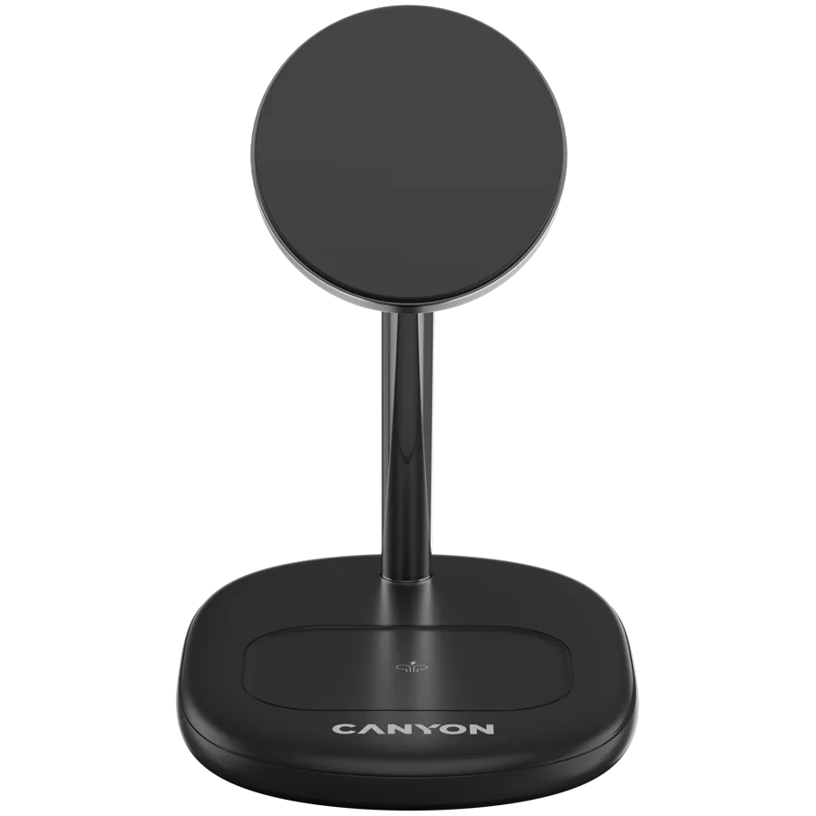 Зарядно за мобилен телефон CANYON wireless charger WCS-205 15W Qi2 2in1 Black - Image 38