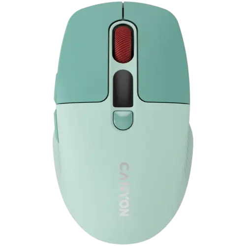 Безжична мишка CANYON mouse MW-26 LCD Silent Dual Mode Wireless Green