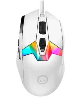 Геймърска мишка LORGAR MSP80 8000 Hz Gaming Mouse Pro White