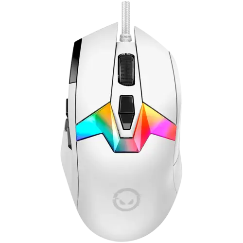 Геймърска мишка LORGAR MSP80 8000 Hz Gaming Mouse Pro White