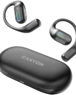 Bluetooth слушалки CANYON headset OnFlow 12 OWS ENC Black