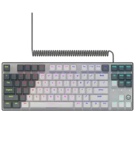 Геймърска клавиатура LORGAR Azar 514TKL Wired RGB mechanical gaming keyboard white EN