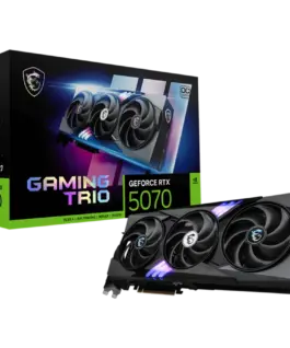 Видео карта MSI Video Card Nvidia GeForce RTX 5070 12G GAMING TRIO OC 12GB GDDR7 192bit Effective Memory Clock: 28000MHz