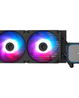 Охладител за процесор Охладител MSI MAG CORELIQUID A13 240 2x120mm Pre-installed ARGB Daisy Chain Fans Replacable Top Co