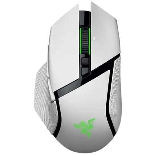 Геймърска мишка Razer Basilisk V3 Pro 35K White Gaming Mouse HyperSpeed Wireless Bluetooth Focus Pro 35K Optical Sensor