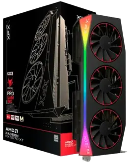 Видео карта XFX Mercury AMD Radeon RX 9070XT OC Magnetic Air Edition with RGB 16GB GDDR6 HDMI 3xDP AMD RDNA