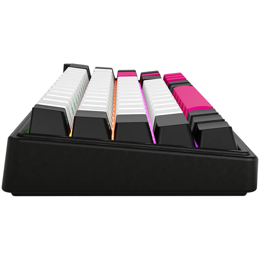 Геймърска клавиатура LORGAR KBP70MW, Wireless 65% Mechanical Gaming Keyboard Pro, Black/red, EN layout - Image 92