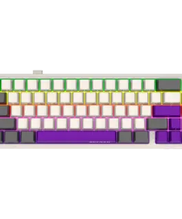 Геймърска клавиатура LORGAR KBP70MW Wireless 65% Mechanical Gaming Keyboard Pro Beige EN