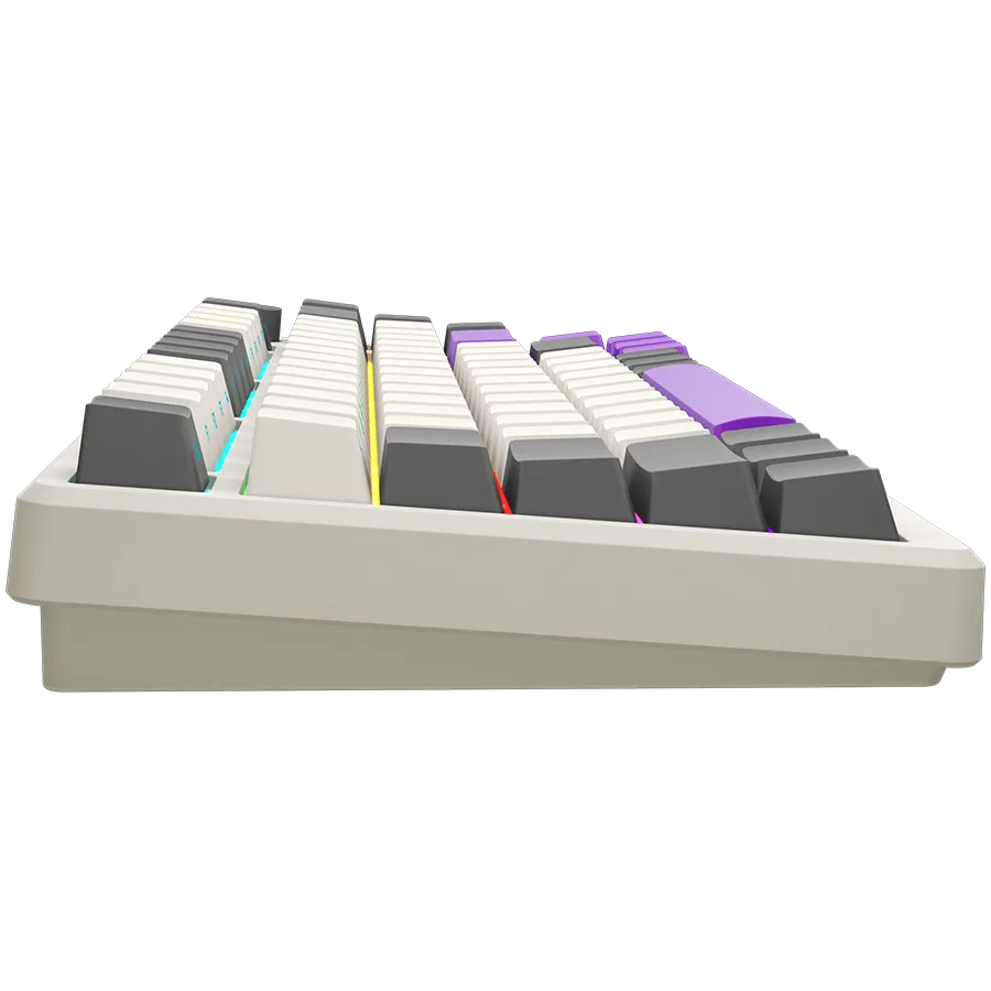 Геймърска клавиатура LORGAR KBP7075W, Wireless 75% Mechanical Gaming Keyboard Pro, Beige, EN layout - Image 84