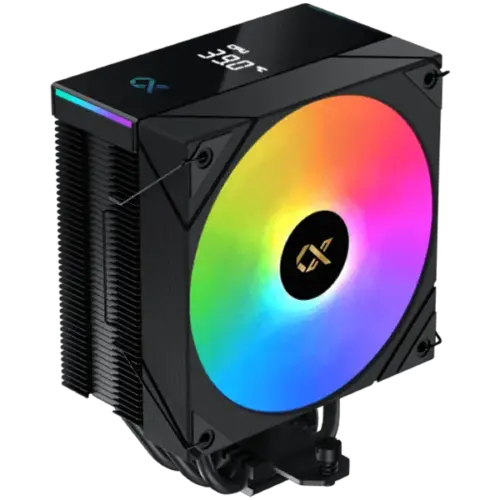 Охладител за процесор Охладител AK4 Digital (Black ARGB & Digital LED Panel Top Cover ARGB PWM Fan Intel Backplate Mini