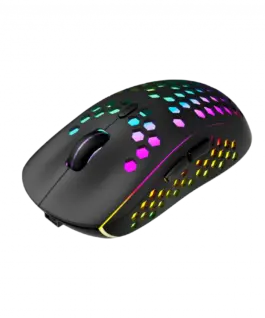 Alternative view of Геймърска мишка Canyon 7keys Gaming 2.4G wireless mouse, KA8 sensor, DPI up to 1600, rubber coating on panel, Huano 1million switch, 45cm PVC cable, ABS material. 400mAh battery, size: 125.8*63.7*41mm, weight: 95g, Black