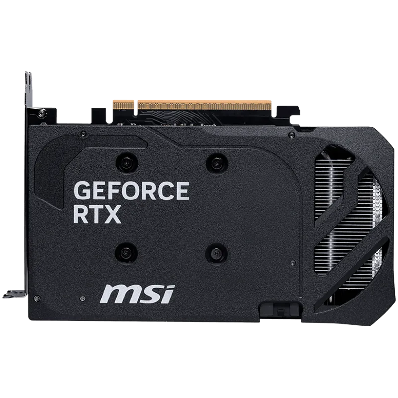 Видео карта MSI Video Card NVIDIA GeForce RTX 5060 8G SHADOW 2X OC, 8GB GDDR7, 128-bit, 2535 MHz Boost, 3840 CUDA Cores, PCIe 5.0 (x8), 3x DP 2.1b, HDMI 2.1b, RAY TRACING, Dual Fan, 145W TDP, 8-pin PCIe Power, G-SYNC, 2-Slot, 3Y - Image 9